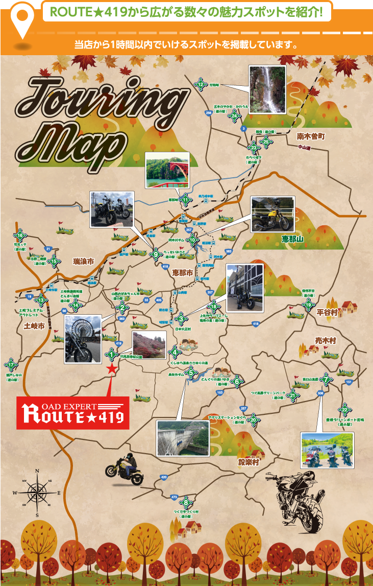 Touring Map